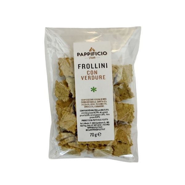 Frollini con verdure 70gr